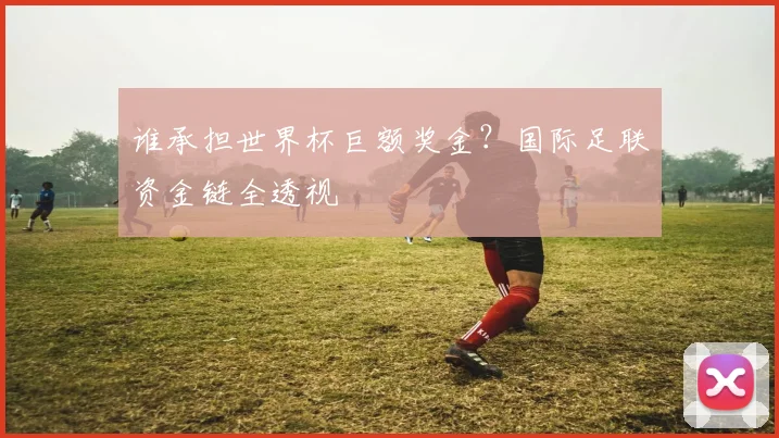 谁承担世界杯巨额奖金？国际足联资金链全透视